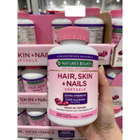 Viên Vitamin Tổng Hợp bổ và làm đẹp Tóc, Móng & Da Nature Bounty Hair, Skin & Nails Softgels Argan Oil Infused 250 Viên