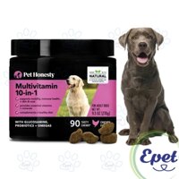 Viên Vitamin Tổng Hợp Cho Chó Mèo Pet Honesty 10 for 1 Multivitamin Hổ Trợ Khớp, Tiêu Hóa, Miễn Dịch