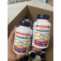 Viên Webber Naturals Coenzyme Q10 hỗ trợ sức khoẻ tim mạch