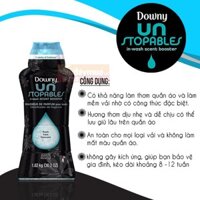 Viên xả vải Downy Mỹ màu xanh 1060g