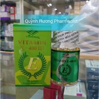 Viên xóa nhăn VITAMIN E 400IU POLVITA lọ 100 viên