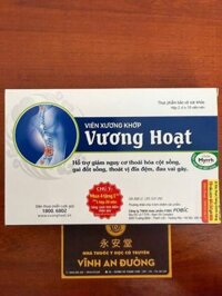 Viên Xương Khớp Vương Hoạt – Giảm nguy cơ thoái hóa & đau cột sống | Nhà Thuốc Vĩnh An Đường
