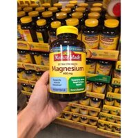 Viênuốngbổsung Magiê Nature Made Magnesium 400mg 180v