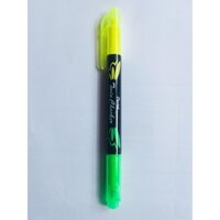 Viết Dạ Quang 2 Đầu Pentel  SLW8 - Vàng Neon  - Xanh lá