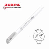 Viết Dạ Quang Zebra Mildliner Brush đầu cọ 25 màu - 1 cây - Xám - MGR