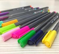 Viết kim màu Monami Aqua Plus - Màu vàng Yellow