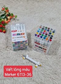 VIẾT LÔNG MÀU MARKET 6113 36 MÀU