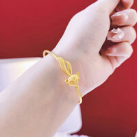 Việt Nam Cát Vàng Vòng Tay Nữ Dễ Thương Cáo Trượt Điều Chỉnh Phương Pháp Cổ Mạ Vàng Trang Sức Retro Đồng Phụ Kiện20250327