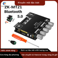 【Việt Nam gửi】Monqiqi ZK-MT21 Bộ khuếch đại loa siêu trầm 2.1 Kênh Bluetooth 5.0 50WX2 Công suất 100W Âm thanh nổi AMP A