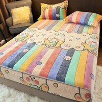 [Việt nam tại chỗ] Bộ Drap giường Đơn Chống Thấm Nước Thoáng Khí Thấm Hút Mồ Hôi Phong Cách Mới 2023 bộ ga chống thấm