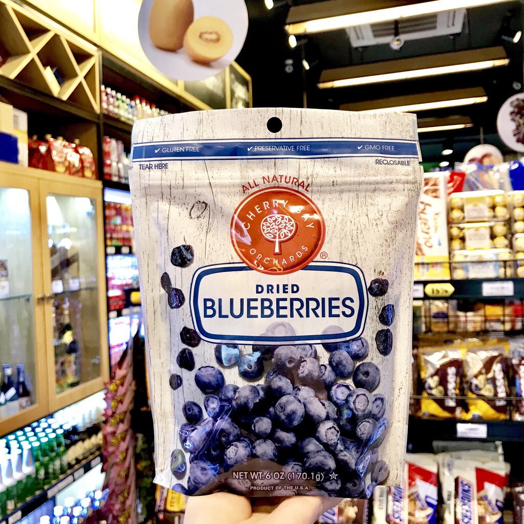 Việt quất khô Cherry Bay Orchards Dried Blueberries 170gr chính hãng giá rẻ