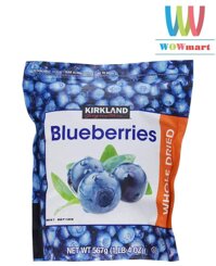 Việt Quất sấy khô Kirkland Signature Whole Dried Blueberries 567g