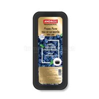 Việt quất xay nhuyễn đông lạnh Andros (Blueberry Frozen Puree 100%) - hộp 1kg