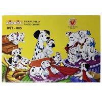 Viết Sáp Màu Chó Đốm BS-005 12 Màu - Mẫu Bao Bìa Màu Vàng