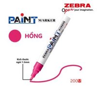 Viết sơn Zebra Paint Marker MOP-200MZ - Nhật Bản  - Hồng