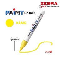 Viết sơn Zebra Paint Marker MOP-200MZ - Nhật Bản  - Vàng