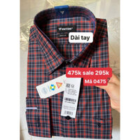 Việt tiến áo sơ mi dài tay giá mác 475k sale 295k
