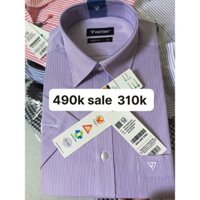 Việt tiến áo sơ mi ngắn tay giá mác 490k sale 310k