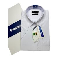 VIỆT TIẾN HÀNG CHÍNH HÃNG- Áo sơ mi trắng cộc tay Việt Tiến có size lớn