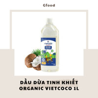 Vietcoco Dầu Dừa Tinh Khiết Organic 1L