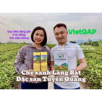 [VietGAP]chè xanh Làng Bát đặc sản Tuyên Quang chuẩn VietGAP (đóng 5 túi 200gr)