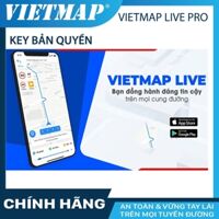 Vietmap Live Pro 1 Năm dẫn đường, cảnh báo giao thông, Apple Car Play/Android Auto