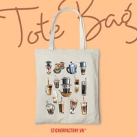 Vietnamese Coffee - Túi Tote Canvas Bag