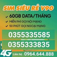 VIETTEL SỐ ĐẸP _ GÓI V90 SIÊU KHUYẾN MÃI