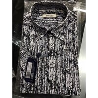 [Viettien] - Áo sơ mi ngắn tay Viettien 100% cotton họa tiết