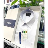 Viettien - Áo Sơ mi trắng ngắn tay chất Bamboo dáng Regular
