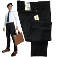 Viettien - Quần tây nam màu đen dáng trẻ ôm slimfit quần âu cao cấp Việt Tiến
