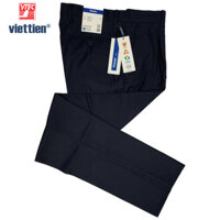 Viettien - Quần tây nam màu xanh đen có ly regular - 499K