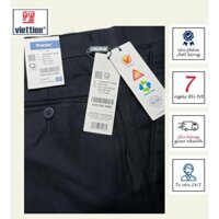 VIETTIEN - QUẦN TÂY NAM 1R4081, 69% POLY, 29% RAYON, 2% LYCRA, MÀU XANH NAVY