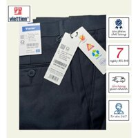 VIETTIEN - QUẦN TÂY NAM 1R4271, 58% POLY, 30% RAYON, 12% SORONA, MÀU XÁM D. GREY