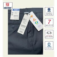 VIETTIEN - QUẦN TÂY NAM 8N4104, 70% POLY, 30% RAYON, MÀU XANH NAVY