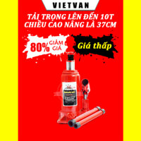 VIETVAN Kích thủy lực ô tô có van an toàn,Con đội thủy lực 10 tấn, chắc khỏe, dễ dùng,Kích Con Đội Thuỷ Lực