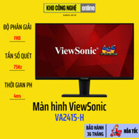 Viewsonic VA2415-H - Màn hình máy tính Viewsonic VA2415-H 24 inch, Full HD, VA, 75Hz, 100% sRGB (Hàng Chính Hãng)