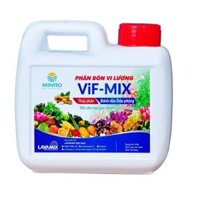VIF MIX chai 1 Lít - Phân Bánh Dầu Thủy Phân giúp hoa màu hấp thu dinh dưỡng tối ưu tốt cho mọi giai đoạn