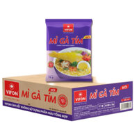 [VIFON] Thùng 30 gói Mì Gà Tím VIFON 75g/gói - Mì Ăn Liền Vị Gà Tuyệt Hảo