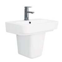 VIGLACERA V50 – Chậu rửa mặt lavabo kèm chân lửng treo tường