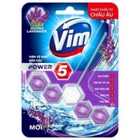 Vim viên treo bồn cầu lavender 55g
