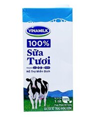 Vinamilk 1 lít 100% sữa tươi (không đường)