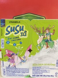 Vinamilk Sữa chua Susu có đường 4x80g vn