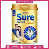 Vinamilk Sure Gold Prevent 900g | Dinh Dưỡng Cho Người Lớn Ốm Bệnh, Cần Hồi Phục Sức Khỏe | Mua Hàng Chính Hãng, Giá Rẻ Nhất Tại Babivina