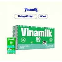 VINAMILK Thùng 48 hộp sữa tươi 100%  Vinamilk