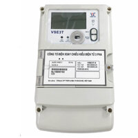 Vinasino VSE1T-10100 Công tơ điện tử 1 pha 3 biểu giá 10(100)A