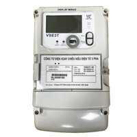 Vinasino VSE3T-50 Công tơ điện tử 3 pha 3 biểu giá đo trực tiếp 50(100)A