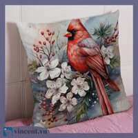 [Vincent.vn] Bộ gối thêu chữ thập hình động vật 17.72x17.72In dành cho người lớn mới bắt đầu