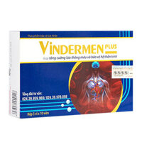 Vindermen Plus, hỗ trợ giảm đau dây thần kinh, đau mỏi lưng và vai gáy