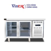 [VINER CHÍNH HÃNG] Tủ Bàn Mát Cánh Kính 1m2 Lạnh Trực Tiếp Viner